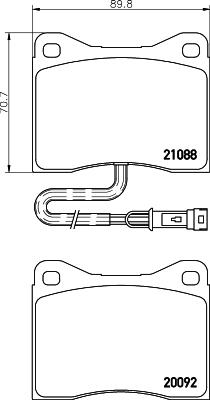 Mintex MDB1323 - Bremžu uzliku kompl., Disku bremzes www.autospares.lv