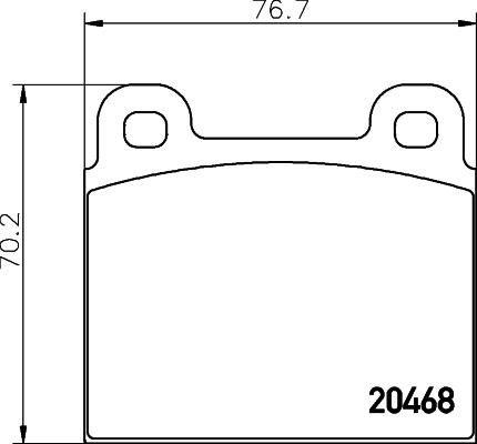 Mintex MDB1235 - Bremžu uzliku kompl., Disku bremzes autospares.lv