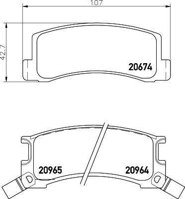 BENDIX 572184 - Bremžu uzliku kompl., Disku bremzes autospares.lv