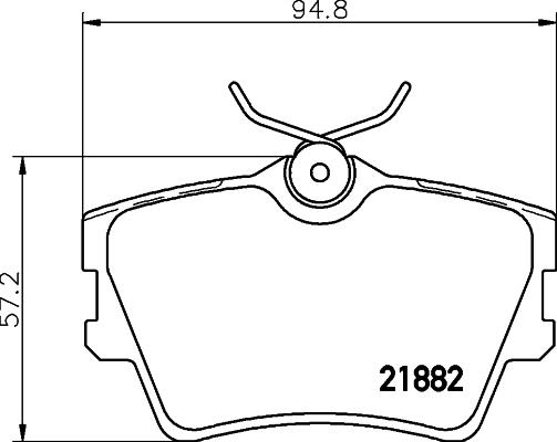 Mintex MDB1744 - Bremžu uzliku kompl., Disku bremzes www.autospares.lv