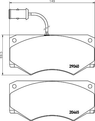 Mintex MDB1730 - Bremžu uzliku kompl., Disku bremzes autospares.lv