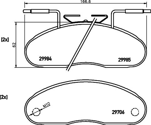 Lucas Electrical 6103189 - Brake Pad Set, disc brake www.autospares.lv