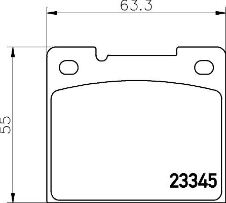 Mintex MDB1723 - Bremžu uzliku kompl., Disku bremzes www.autospares.lv