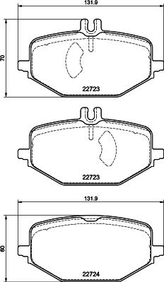 Mintex MDB84178 - Bremžu uzliku kompl., Disku bremzes www.autospares.lv