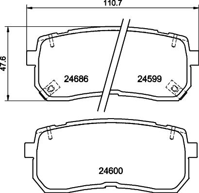 Mintex MDB82922 - Bremžu uzliku kompl., Disku bremzes www.autospares.lv