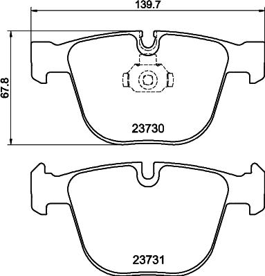 Mintex MDB82765 - Bremžu uzliku kompl., Disku bremzes www.autospares.lv