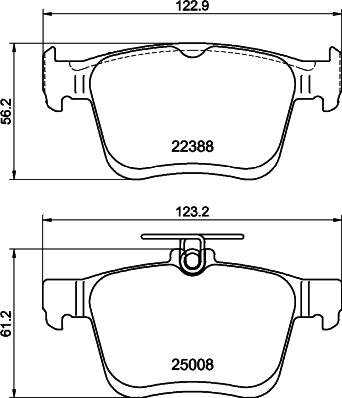 Mintex MDB3486 - Bremžu uzliku kompl., Disku bremzes www.autospares.lv