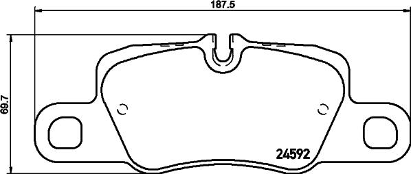 Mintex MDB3127 - Bremžu uzliku kompl., Disku bremzes www.autospares.lv