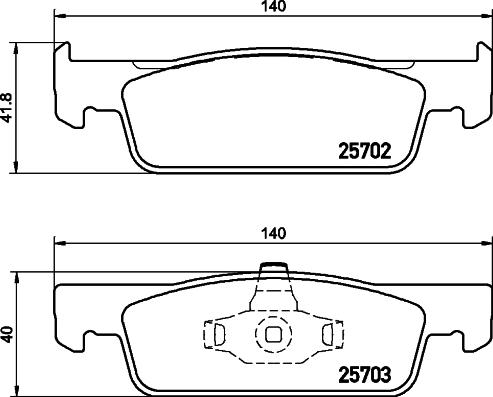 Mintex MDB3360 - Bremžu uzliku kompl., Disku bremzes www.autospares.lv