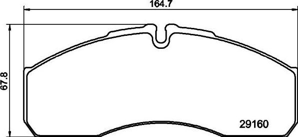 Mintex MDB3310 - Тормозные колодки, дисковые, комплект www.autospares.lv