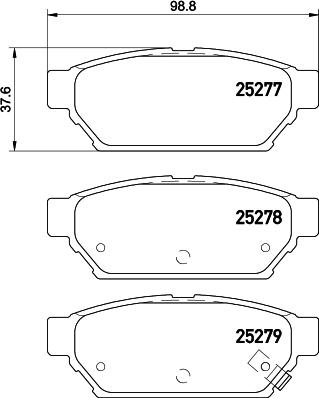 Mintex MDB3229 - Тормозные колодки, дисковые, комплект www.autospares.lv