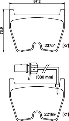 Mintex MDB3718 - Bremžu uzliku kompl., Disku bremzes www.autospares.lv