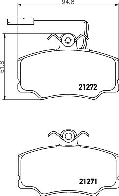 Mintex MDB2467 - Bremžu uzliku kompl., Disku bremzes www.autospares.lv