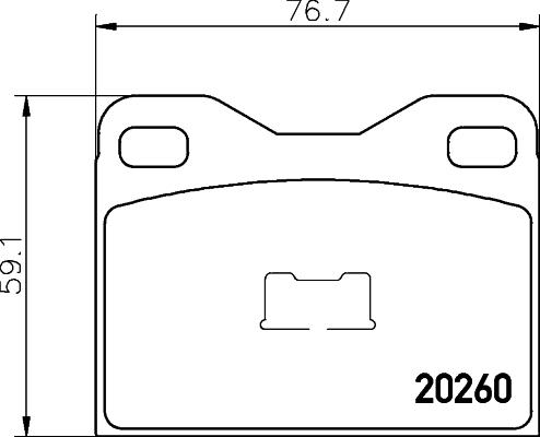 Mintex MDB2424 - Bremžu uzliku kompl., Disku bremzes www.autospares.lv