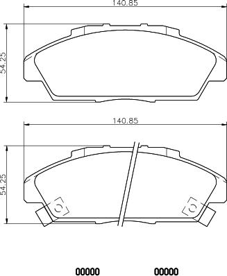 Mintex MDB2472 - Bremžu uzliku kompl., Disku bremzes www.autospares.lv