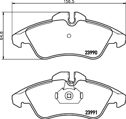 Mintex MDB2688 - Bremžu uzliku kompl., Disku bremzes autospares.lv