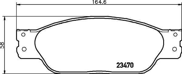 Mintex MDB2670 - Bremžu uzliku kompl., Disku bremzes www.autospares.lv