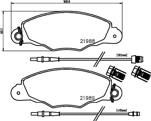 Mintex MDB2106 - Bremžu uzliku kompl., Disku bremzes www.autospares.lv