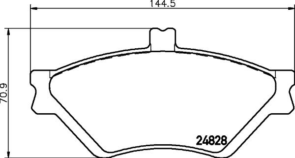 Mintex MDB2137 - Bremžu uzliku kompl., Disku bremzes autospares.lv