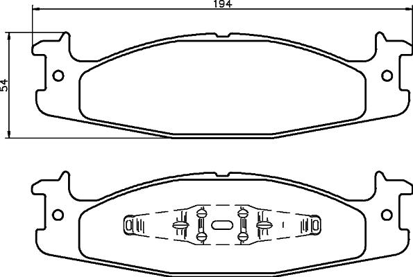 Roadhouse 2471.02 - Bremžu uzliku kompl., Disku bremzes www.autospares.lv