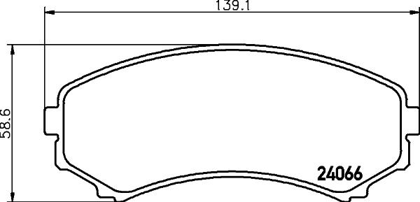 Mintex MDB2277 - Brake Pad Set, disc brake www.autospares.lv