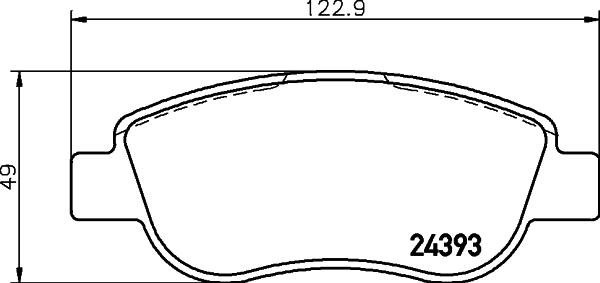 Mintex MDB2792 - Тормозные колодки, дисковые, комплект www.autospares.lv