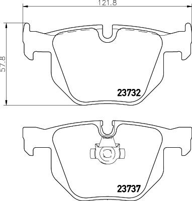 Mintex MDB2719 - Brake Pad Set, disc brake www.autospares.lv