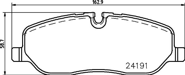 Mintex MDB2712 - Bremžu uzliku kompl., Disku bremzes www.autospares.lv