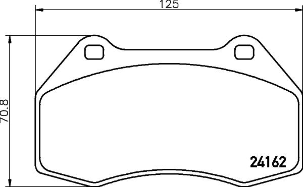 Mintex MDB2725 - Bremžu uzliku kompl., Disku bremzes www.autospares.lv