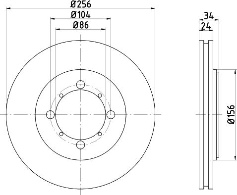 Mintex MDC940 - Bremžu diski www.autospares.lv