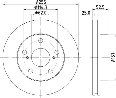 Mintex MDC903 - Bremžu diski autospares.lv