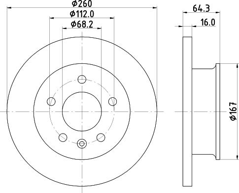 Mintex MDC912 - Bremžu diski www.autospares.lv