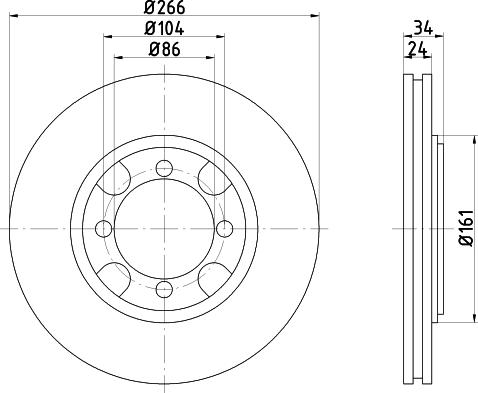 Mintex MDC931 - Bremžu diski www.autospares.lv