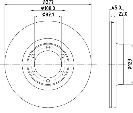 Mintex MDC929 - Bremžu diski www.autospares.lv