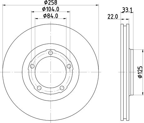 Mintex MDC926 - Bremžu diski www.autospares.lv