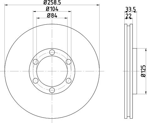 Mintex MDC927 - Bremžu diski www.autospares.lv