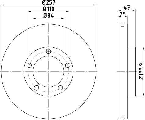 Mintex MDC976 - Bremžu diski www.autospares.lv