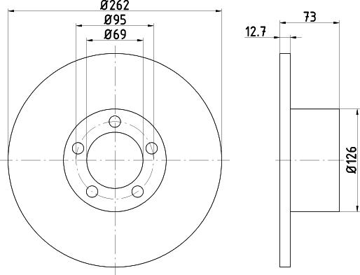 Mintex MDC9 - Bremžu diski www.autospares.lv