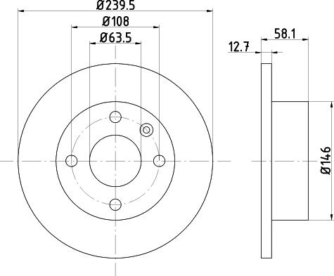 Mintex MDC407 - Bremžu diski www.autospares.lv