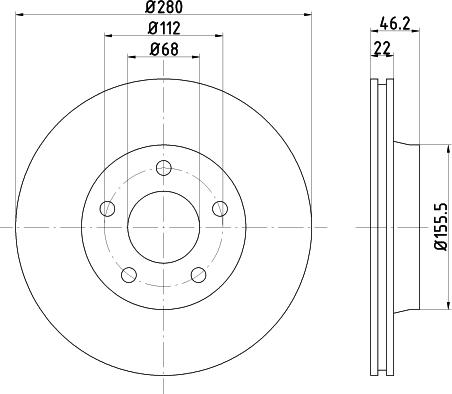 Mintex MDC414 - Bremžu diski autospares.lv