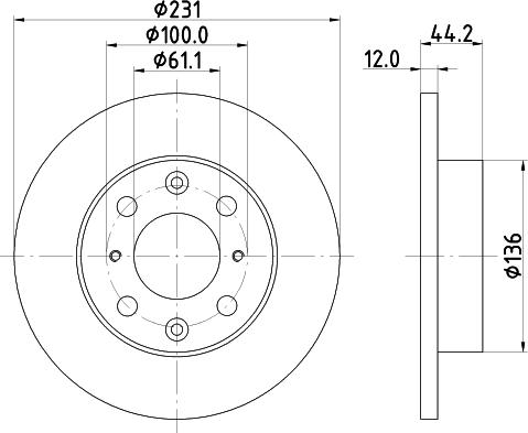 Mintex MDC415 - Bremžu diski www.autospares.lv