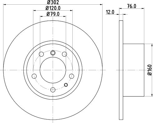 Mintex MDC480 - Bremžu diski www.autospares.lv