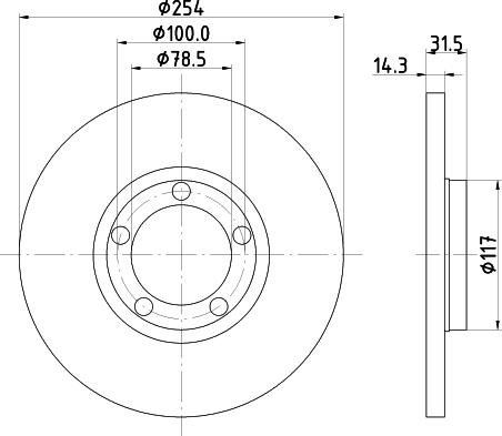 Mintex MDC430 - Bremžu diski autospares.lv