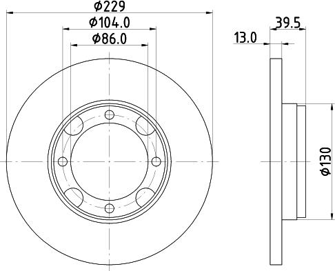 Mintex MDC420 - Bremžu diski www.autospares.lv