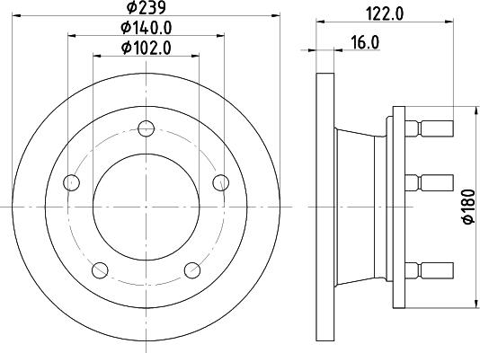 Mintex MDC500 - Bremžu diski www.autospares.lv