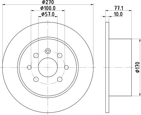 Mintex MDC694 - Bremžu diski www.autospares.lv