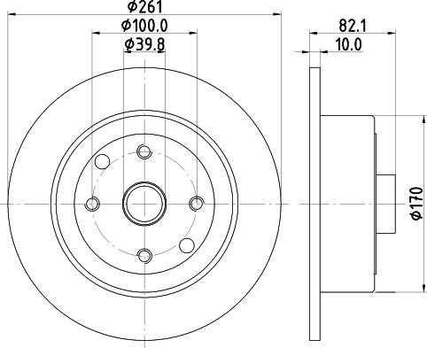 Mintex MDC691 - Bremžu diski autospares.lv