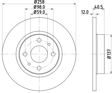 Mintex MDC636 - Bremžu diski www.autospares.lv