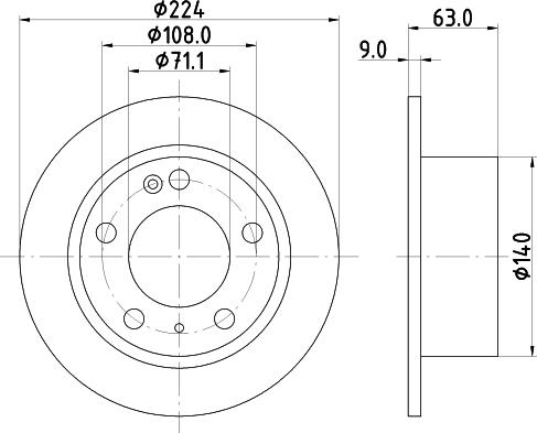 Mintex MDC631 - Bremžu diski autospares.lv