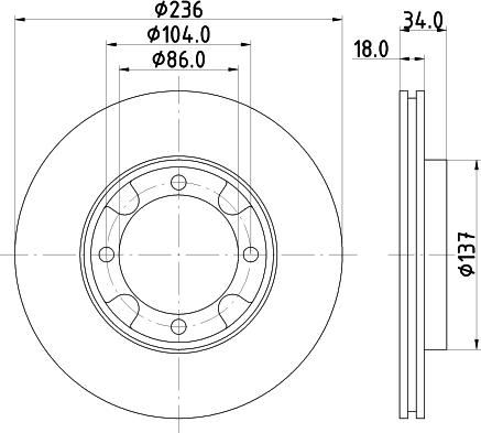 Delphi BG2808C - Bremžu diski www.autospares.lv